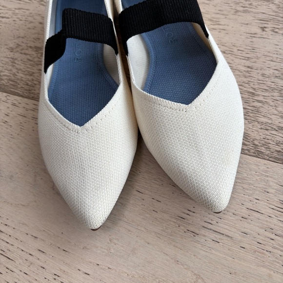 Rothy's Cream The Pointe Mary Jane Flats - Picture 2 of 4